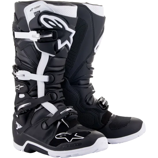 Мотокрос ботуши ALPINESTARS TECH 7 Enduro Drystar® BLACK/WHITE - Мотокрос ботуши от марка Alpinestars