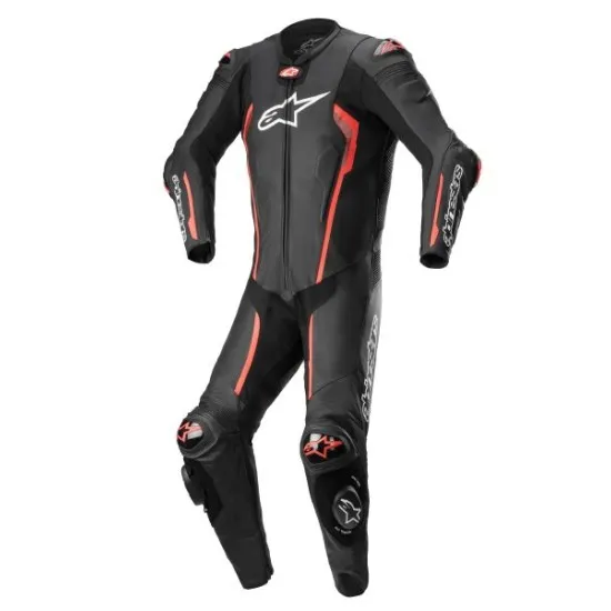 КОЖЕН ЕКИП ALPINESTARS Coveralls MISSILE V2 BLACK/FLUO RED - Мото екипи КОЖЕН ЕКИП ALPINESTARS Coveralls MISSILE V2 BLACK/FLUO RED - Мото екипи от марка Alpinestars