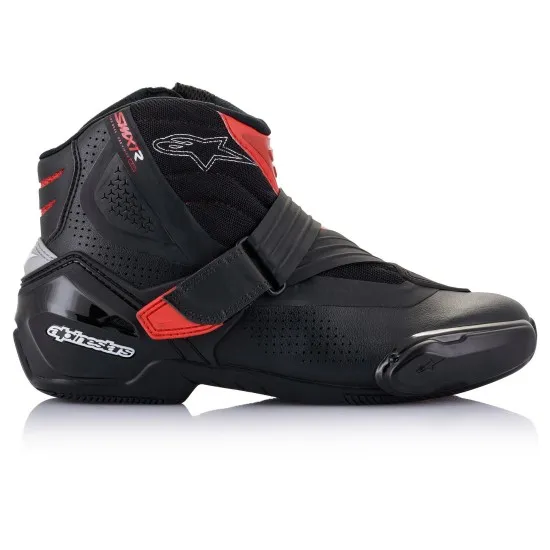 Мото боти Alpinestars SMX-1 R V2 Vented BLACK/RED – Вентилирани и защитни