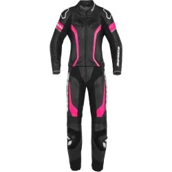 Дамски мото екип SPIDI LASER TOURING Black/Fuchsia