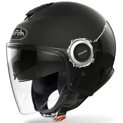 Каска за скутер AIROH HELIOS BLACK GLOSS/MATT