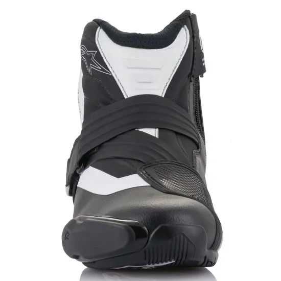 Мото боти Alpinestars SMX-1 R V2 Black/White с TPU протектори и уникална подметка за отлично сцепление