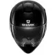SHARK EVOJET BLACK GLOSS градска каска с интегриран предпазител на брадичката