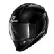 SHARK EVOJET BLACK GLOSS градска каска с интегриран предпазител на брадичката