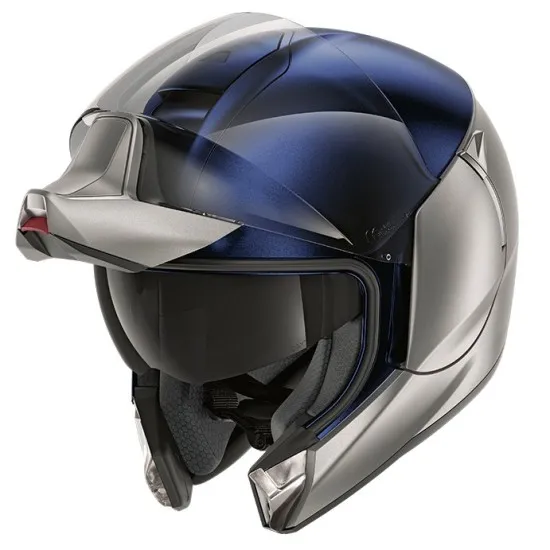 SHARK EVOJET DUAL BLUE/SILVER градска каска с модерен двуцветен дизайн