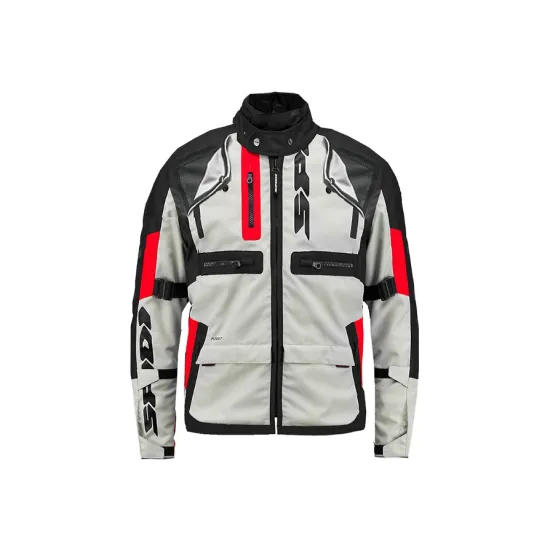 Текстилно мото яке SPIDI CROSSMASTER Ice/Red - Текстилни якета от марка SPIDI