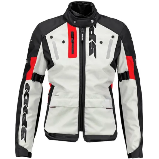 Дамско текстилно мото яке SPIDI CROSSMASTER Ice/Red - Дамски текстилни якета от марка SPIDI