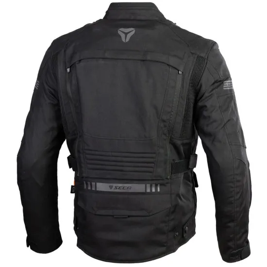 Текстилно мото яке Seca Strada Evo Black