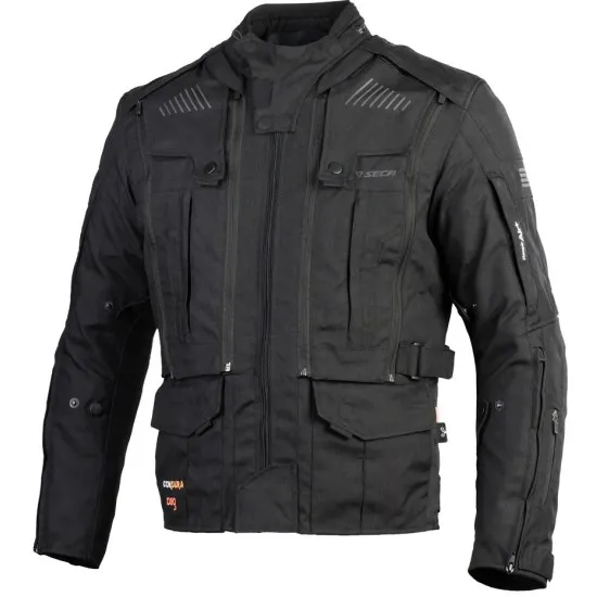 Текстилно мото яке Seca Strada Evo Black