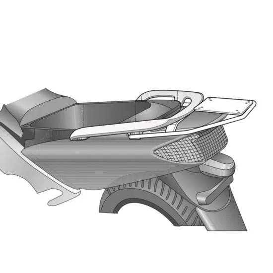 Монтажен комплект за куфари SHAD Y0T51T - Монтажни комплекти за куфари от марка SHAD