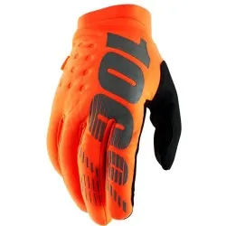 Мотокрос ръкавици 100% BRISKER ORANGE/BLACK