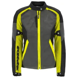 Дамско текстилно мото яке SPIDI TEK NET Yellow fluo