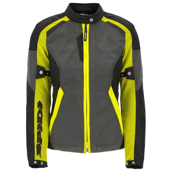 Дамско текстилно мото яке SPIDI TEK NET Yellow fluo - Дамски текстилни якета от марка SPIDI