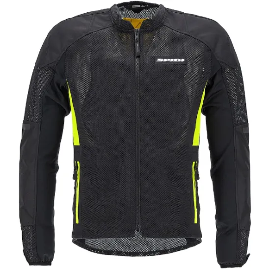 Лятно яке с протектори Spidi Super Net Yellow Fluo