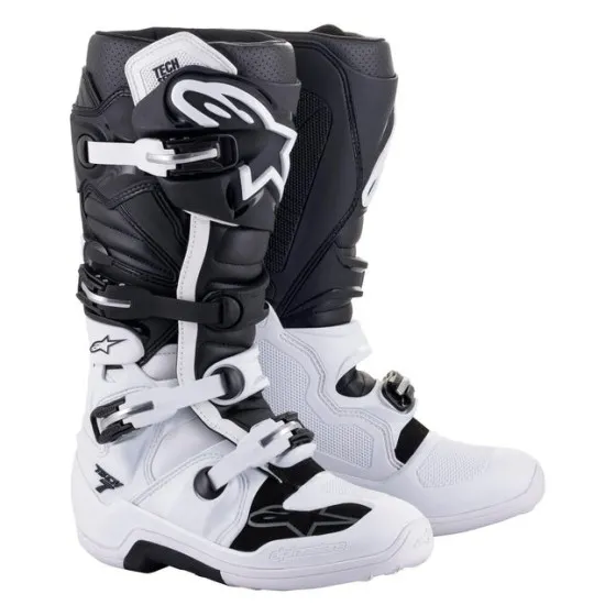 Ботуши ALPINESTARS TECH 7 WHITE/BLACK - Ботуши за мотор от марка Alpinestars