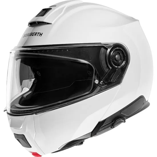 Каска SCHUBERTH C5 WHITE – елегантен бял дизайн и надеждна защита