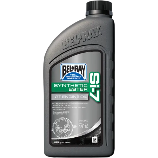 Двутактово масло BEL-RAY Si - 7 OIL 2T - 1 Литър - Масла от марка Bel-Ray