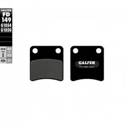 Предни мото накладки Galfer SCOOTER FD149G1050