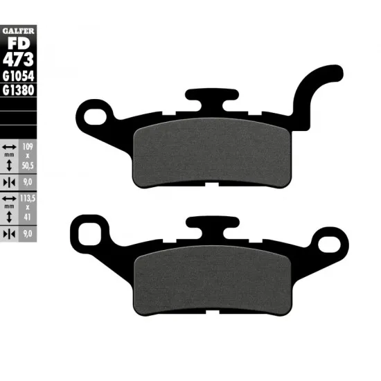 Предни мото накладки Galfer SEMI METAL FD473G1054 - Накладки от марка GALFER