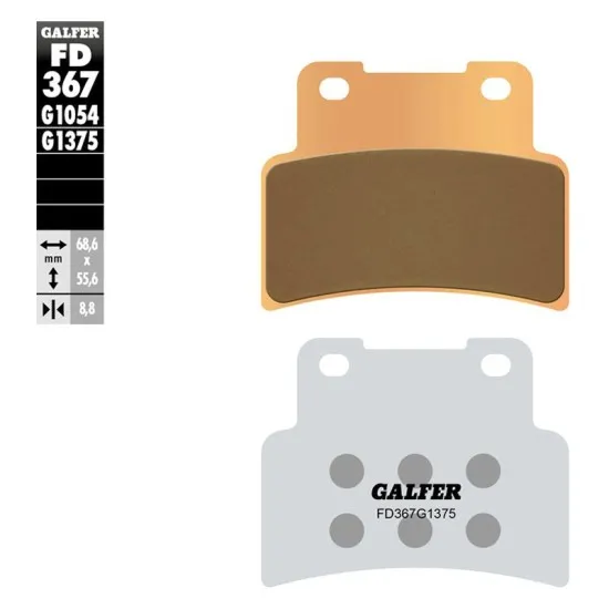 Предни мото накладки Galfer SINTERED COMPOUND FD367G1375 - Накладки от марка GALFER