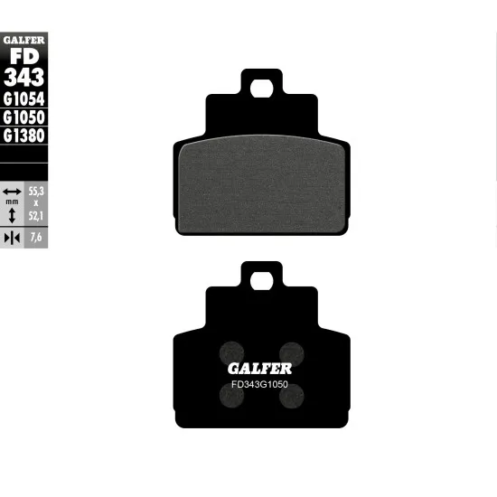 Задни мото накладки Galfer SCOOTER FD343G1050 - Накладки от марка GALFER