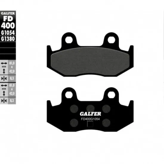 Задни мото накладки Galfer SEMI METAL FD400G1054 - Накладки от марка GALFER