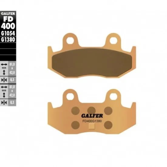 Задни мото накладки Galfer SINTERED SCOOTER COMPOUND FD400G1380 - Накладки от марка GALFER
