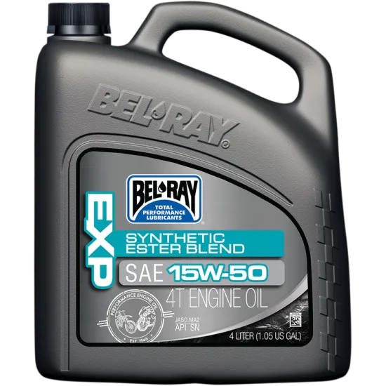 Масло BEL-RAY EXP Synthetic Ester Blend 4T 15W-50 4L