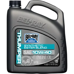 Масло BEL-RAY THUMPER  RACING Synthetic Ester Blend T4 10W-40 4L