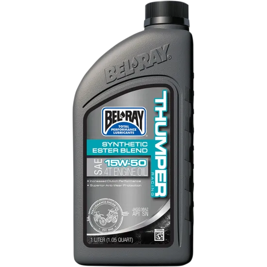 Масло BEL-RAY THUMPER RACING Synthetic Ester Blend T4 15W-50 1L