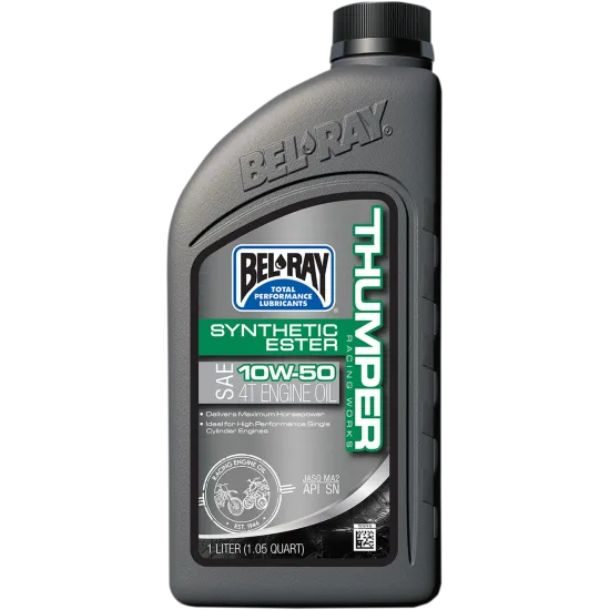 Масло BEL-RAY THUMPER Racing Works Synthetic Ester 4T 10W-50 1L