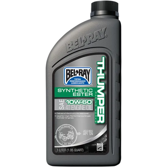 Масло BEL-RAY THUMPER Racing Works Synthetic Ester 4T 10W-60 1L