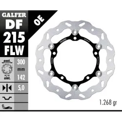 Плаващ преден спирачен диск Galfer WAVE FLOATING (C. STEEL) 300x5mm DF215FLW