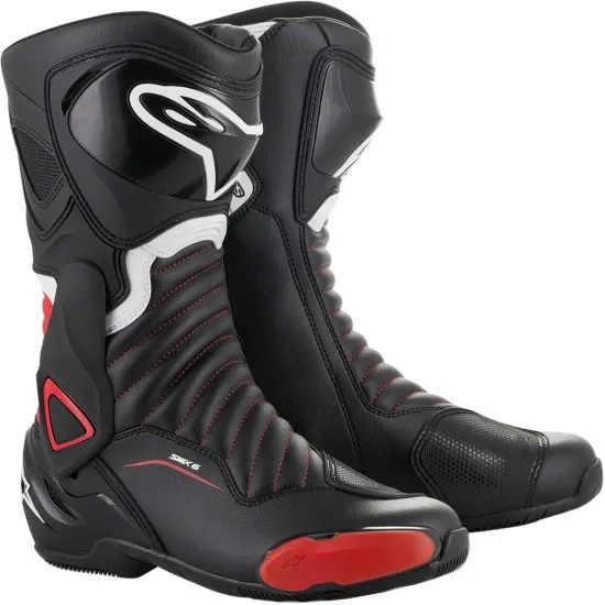 Ботуши Alpinestars SMX-6 V2 Black/Red - защита и комфорт