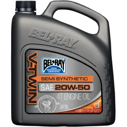 Масло BEL-RAY V-Twin Semi-Synthetic 4T 20W-50 4L