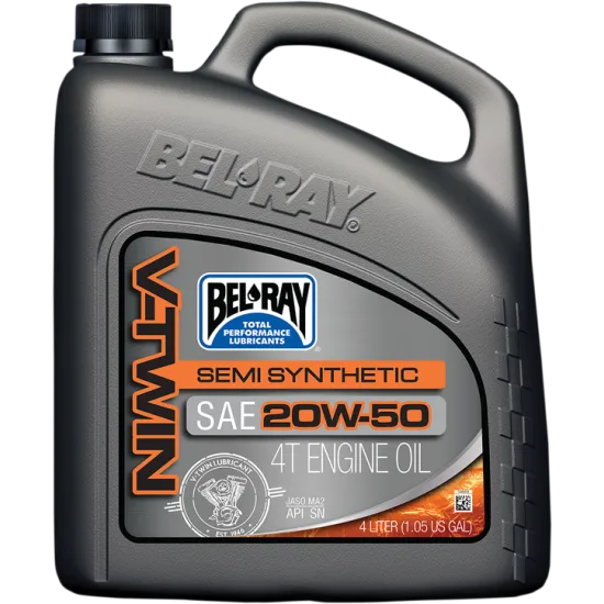 Масло BEL-RAY V-Twin Semi-Synthetic 4T 20W-50 4L