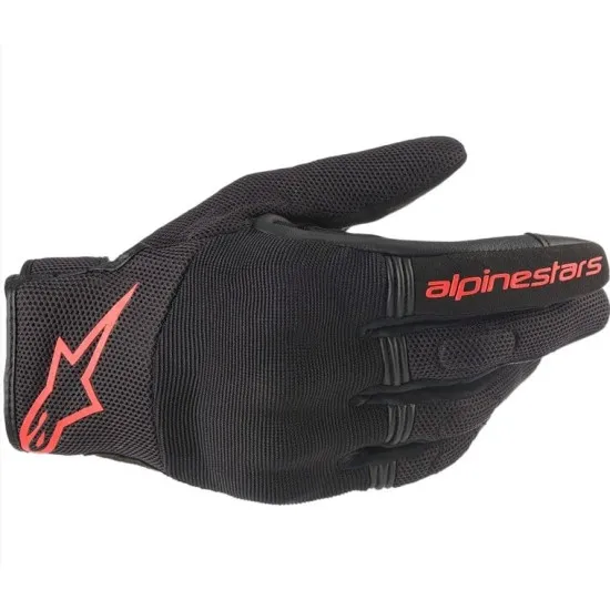 РЪКАВИЦИ ALPINESTARS COPPER BLACK/RED - Текстилни ръкавици за мотор от марка Alpinestars