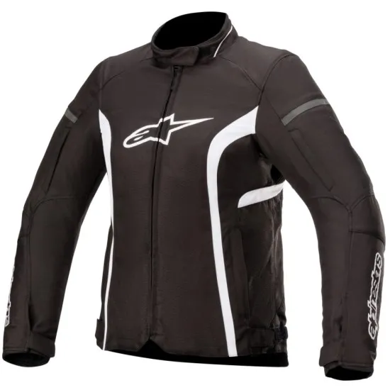 Дамско яке ALPINESTARS STELLA T-KIRA V2 WATERPROOF BLACK/WHITE - Дамски текстилни якета от марка Alpinestars