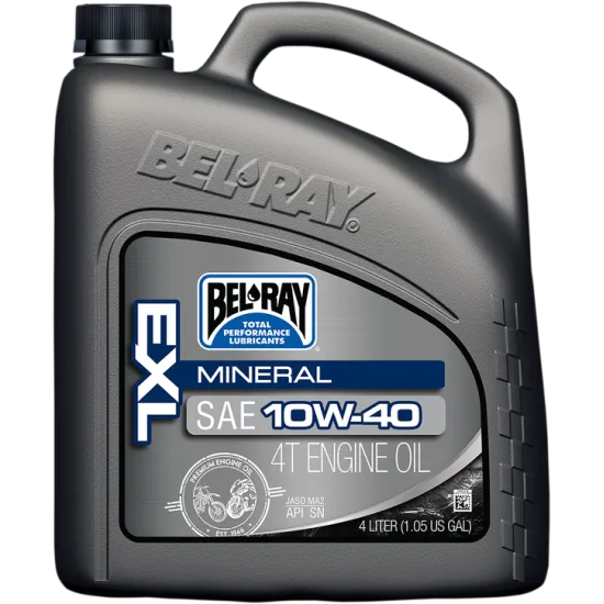 Масло BEL-RAY EXL MINERAL 4T 10W-40 4L