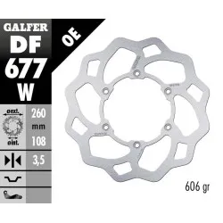 Преден спирачен диск Galfer WAVE FIXED  DISC WAVE FIXED DF677W