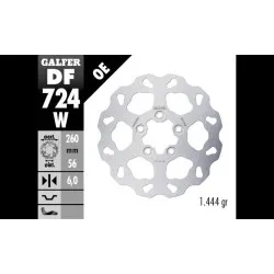 Заден спирачен диск Galfer WAVE FIXED  DISC WAVE FIXED 260x6mm DF724W