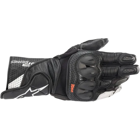 Мото ръкавици ALPINESTARS SP-2 V3 BLACK/WHITE - Кожени ръкавици за мотор от марка Alpinestars
