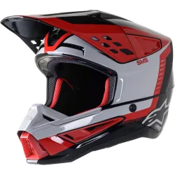 Мотокрос каска ALPINESTARS SM5 BEAM BLACK/GRAY/RED