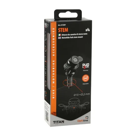 Стойка за телефонTitan Opti Stem 91597 - Мото аксесоари за телефон от марка Lampa