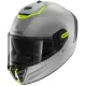 SHARK SPARTAN RS SILVER/YELLOW FLUO MATT – сребристо-жълта мото каска с матов дизайн