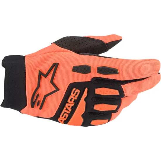 Мотокрос ръкавици ALPINESTARS FULL BORE BLACK/ORANGE - Мотокрос ръкавици от марка Alpinestars