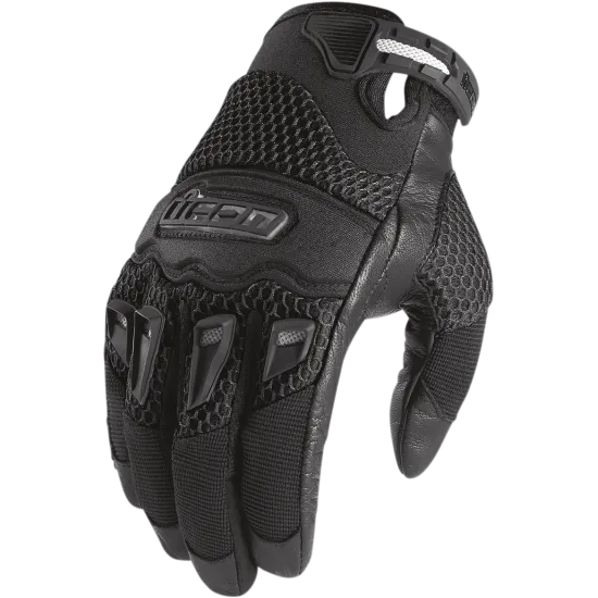 Ръкавици ICON TWENTY-NINER BLACK - Текстилни ръкавици за мотор от марка ICON