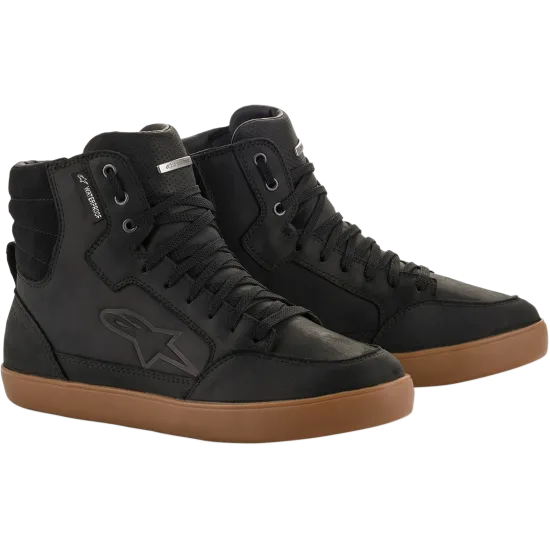 Кецове ALPINESTARS J-6 Black/Gum WATERPROOF - Кецове за мотор от марка Alpinestars