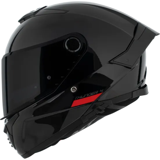 MT THUNDER 4 SV Solid A1 Gloss Black – Интегрална мото каска с аеродинамичен дизайн