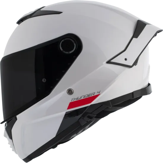 MT THUNDER 4 SV WHITE с Pinlock съвместимост и Bluetooth хендсфри опция